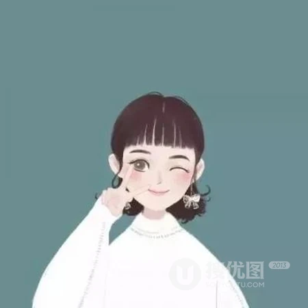 呆萌可爱清新靓丽等好看的女生2019动漫手绘卡通头像