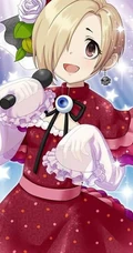 动漫《偶像大师灰姑娘女孩》黄短发红眼睛少女白坂小梅图集