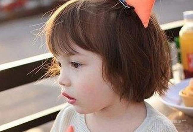 适合小女孩女童的可爱齐刘海短发，西瓜头等发型图片集 第4张