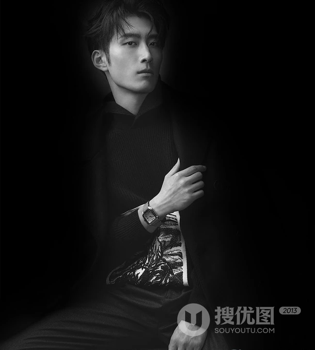 窦骁帅气时尚秋装宣传写真大片，轻松驾驭轻熟男摩登男装