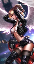 二次元高清动漫女生或游戏女生人物CG插画图片图集