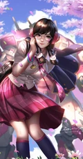 二次元高清动漫女生或游戏女生人物CG插画图片图集