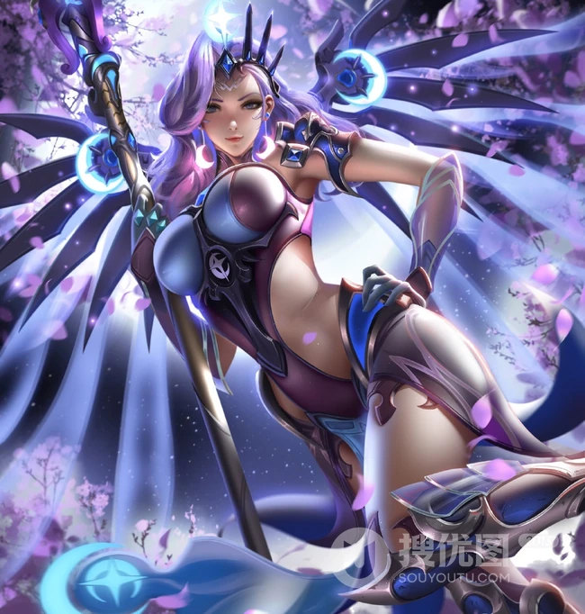 二次元高清动漫女生或游戏女生人物CG插画图片图集