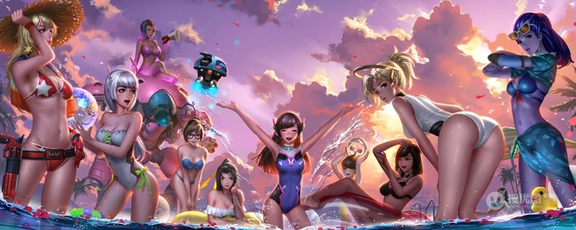 二次元高清动漫女生或游戏女生人物CG插画图片图集