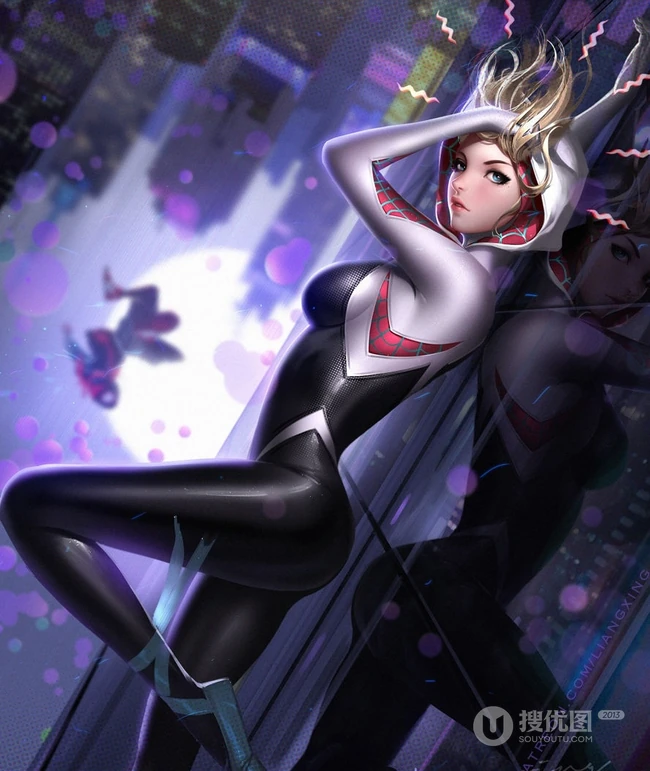 二次元高清动漫女生或游戏女生人物CG插画图片图集