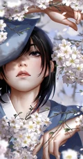 二次元高清动漫女生或游戏女生人物CG插画图片图集