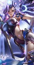 二次元高清动漫女生或游戏女生人物CG插画图片图集