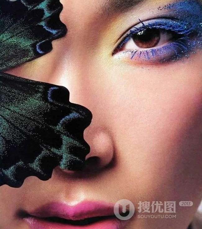 精致女人和饰品，令人叹为观止的女性脸部饰品创意美图