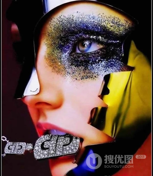 精致女人和饰品，令人叹为观止的女性脸部饰品创意美图