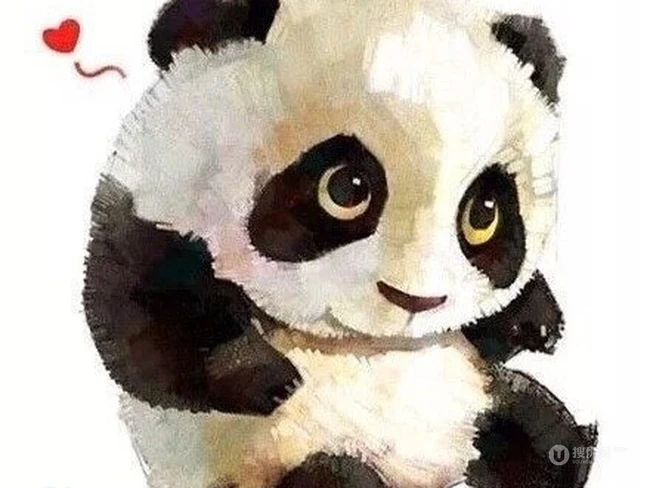 熊猫纹身图案，超级可爱萌的国宝熊猫纹身图案和手稿 第3张