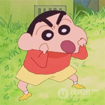 什么你说什么？呆萌搞怪的蜡笔小新一家人高清卡通人物头像