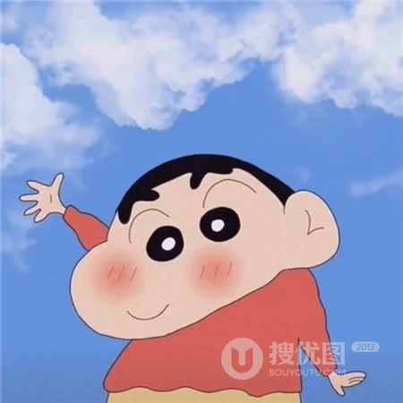 什么你说什么？呆萌搞怪的蜡笔小新一家人高清卡通人物头像