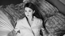 乔欣清新中短发发型气质性感优雅写真壁纸图片