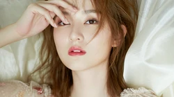 乔欣清新中短发发型气质性感优雅写真壁纸图片