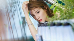 乔欣清新中短发发型气质性感优雅写真壁纸图片