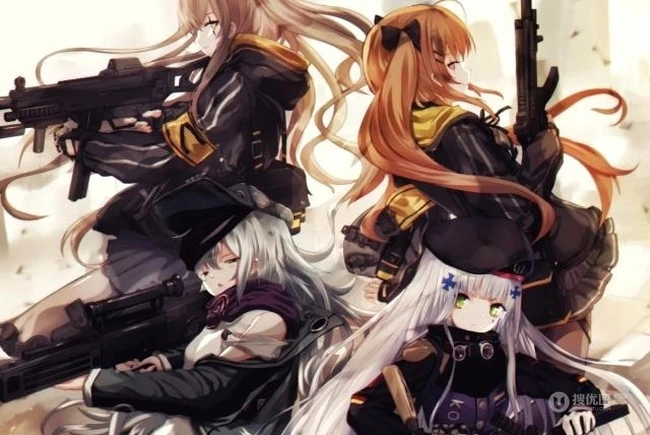 动漫手游《少女前线》高清好看帅气霸气枪娘美眉图片