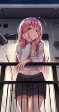 二次元世界里超美超好看的动漫女生及场景杂图集