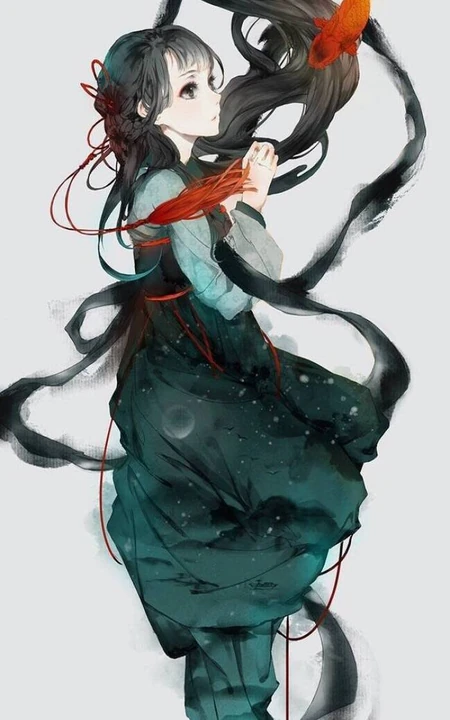 二次元世界里超美超好看的动漫女生及场景杂图集