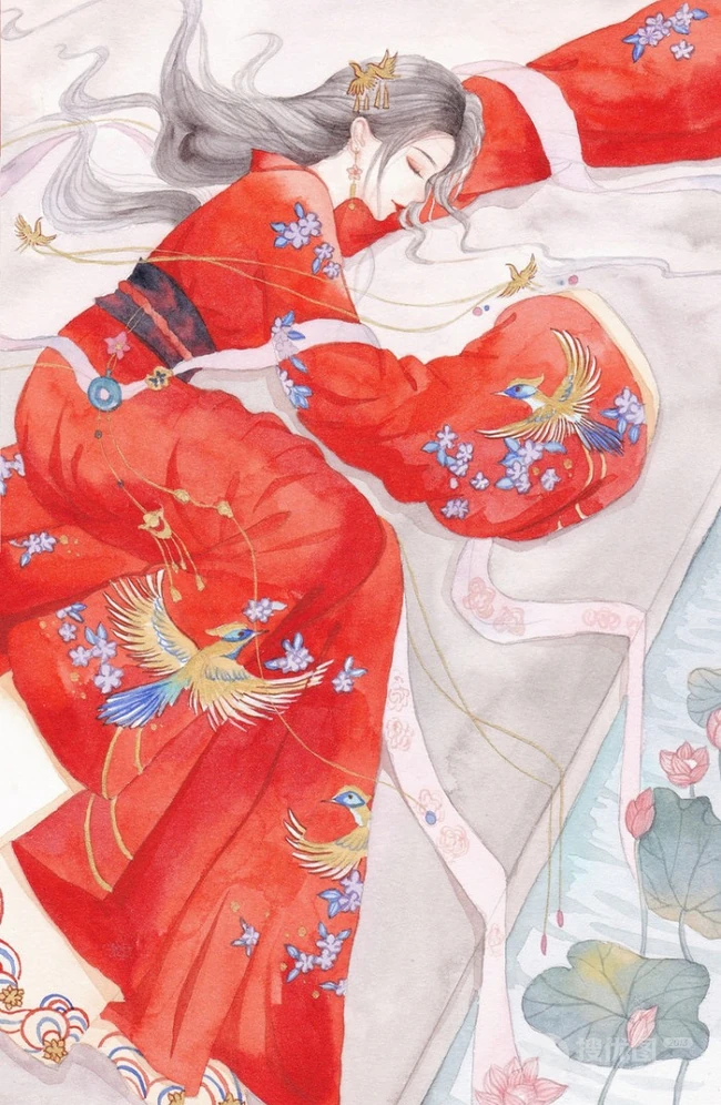 古风，古典，古香，古色的手绘美人图素材图集