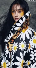 郑爽暗黑风格杂志写真图片，造型服饰妆容多变夸张很非主流