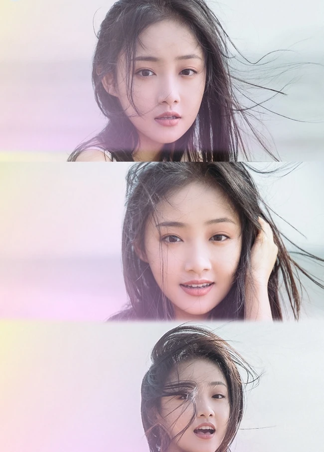 女生吴佳怡清新海边写真图片