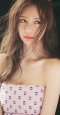 沈梦辰礼裙波点连衣裙气质写真图片