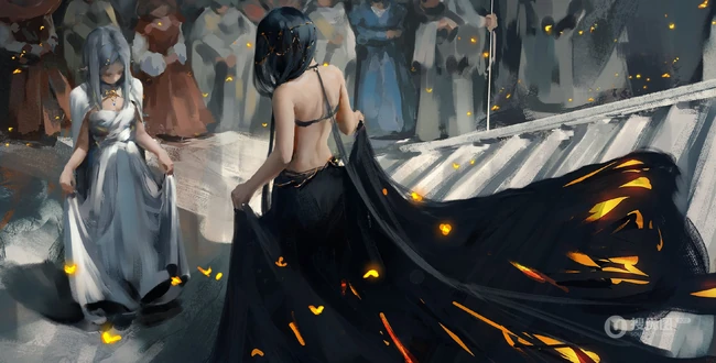 女生武士骑士，wlop大神动漫女生武士图片作品