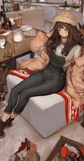 动漫短裤，短裙，袜装少女CG人物插画日常生活图集