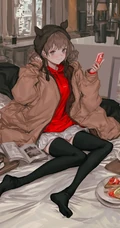 动漫短裤，短裙，袜装少女CG人物插画日常生活图集
