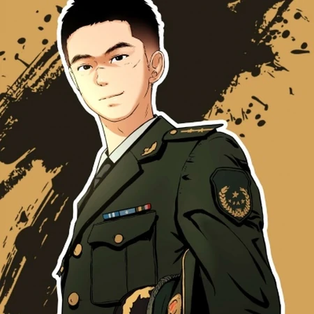 帅气兵哥哥，军人，当兵小哥酷帅霸气男生好看动漫头像