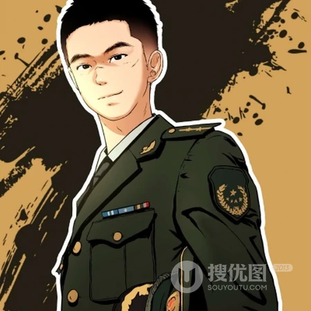 帅气兵哥哥，军人，当兵小哥酷帅霸气男生好看动漫头像