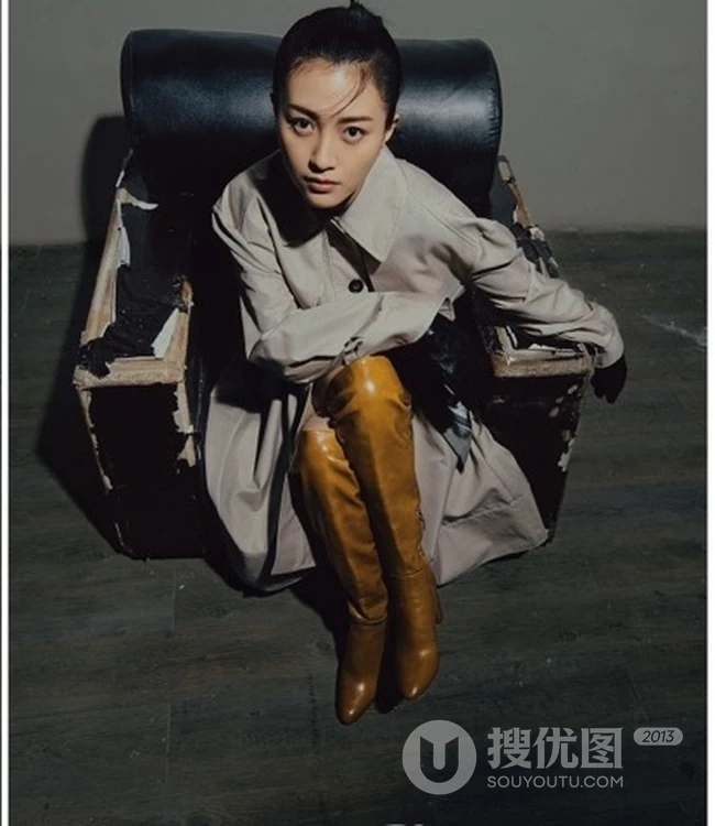 包文婧另类风格写真大片，&ldquo;九儿&rdquo;的湿刘海造型演绎非一般个性