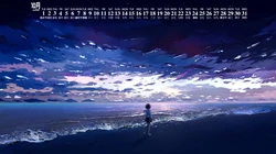 2019年10月动漫CG 插画 背景 二次元高清日历桌面壁纸图片