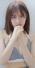 斑马纹肩带家居服牛仔短裤女生气质室内写真图片