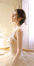 芭蕾舞蕾丝短裙美女训练场私房写真手机壁纸