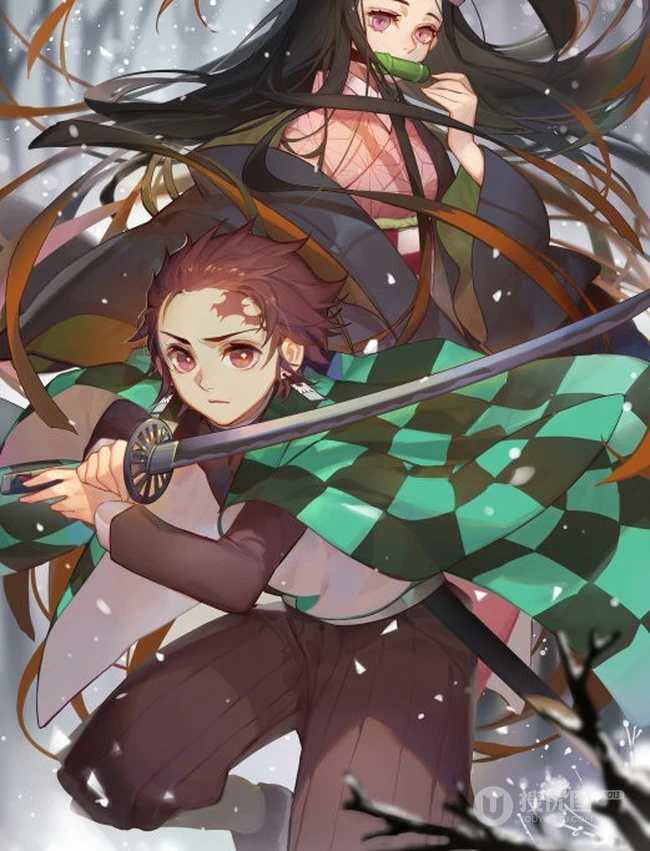 动漫少女图集，p站画师kyomon插画作品