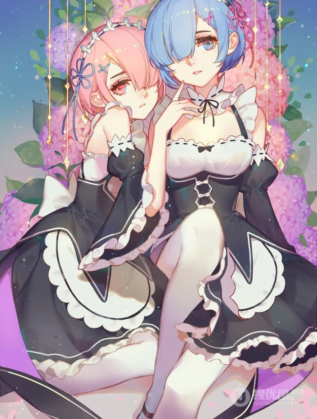 动漫少女图集，p站画师kyomon插画作品