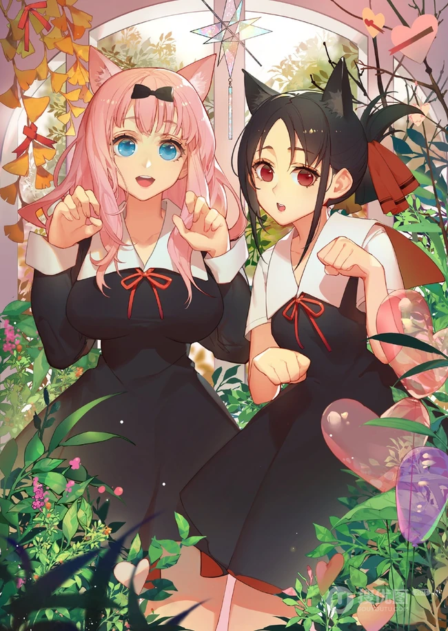 动漫少女图集，p站画师kyomon插画作品
