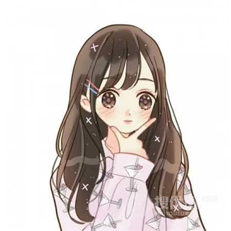 手绘卡通Q版青春少女微信头像，说不定有一个就像你哦