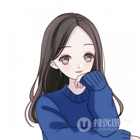 手绘卡通Q版青春少女微信头像，说不定有一个就像你哦