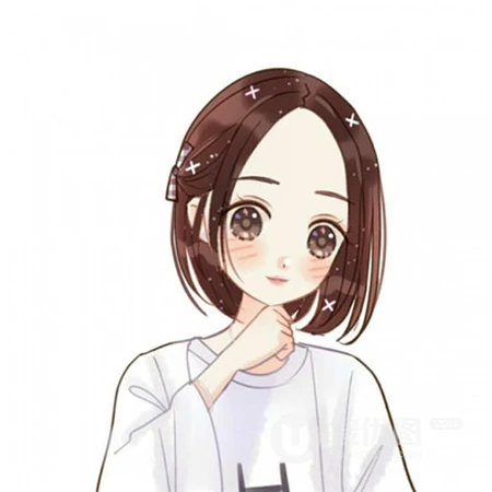 手绘卡通Q版青春少女微信头像，说不定有一个就像你哦