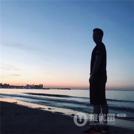 侧脸真人不露脸唯美意境情侣头像，喜欢一人一半头像的情侣专用