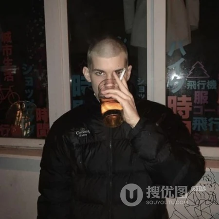 欧美个性帅气霸气男生非主流街头自拍QQ头像图片