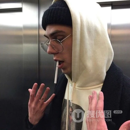 欧美个性帅气霸气男生非主流街头自拍QQ头像图片