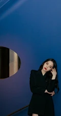 欧阳娜娜巴黎夜晚埃菲尔塔下拍气质优雅气质美照