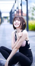 马来西亚精选短发清新女生黄洁琪写真，生活照片图集