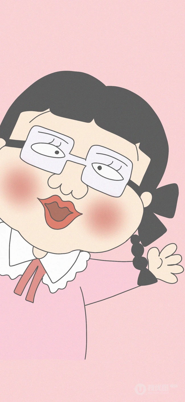 高清卡通动画《樱桃小丸子》全角色可爱手机壁纸