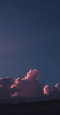 夕阳和夜晚下的天空高清手机背景