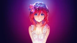 动漫美少女，高清二次元动漫少女唯美简约桌面壁纸