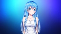 动漫美少女，高清二次元动漫少女唯美简约桌面壁纸